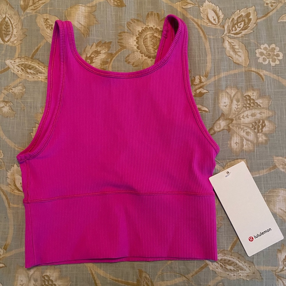 Pow Pink Power Pivot Tank Top *Rib
